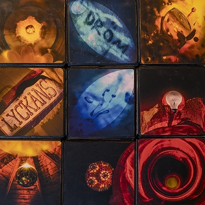 Picture of colourful cubes